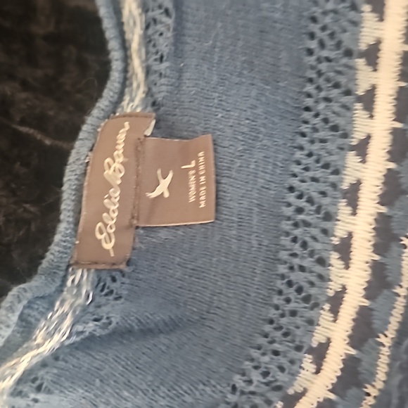 2/$25Eddie Bauer mixed knit sweater - Picture 3 of 3